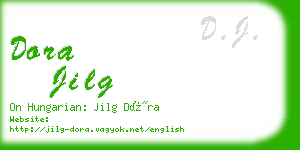 dora jilg business card